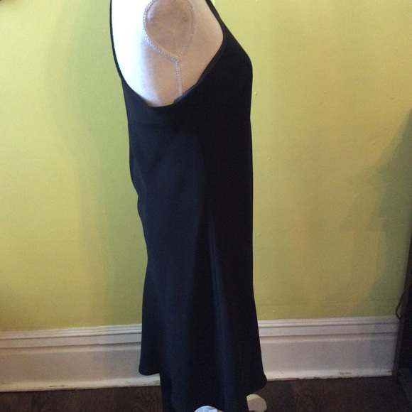 JNY NWT Gorgeous Black/Pink One Shoulder Dress 10 - Picture 7 of 15